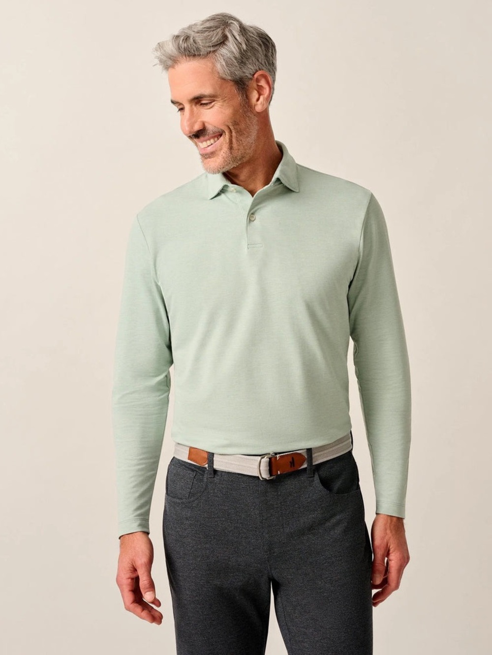 Johnnie-O Idris Long Sleeve Top Shelf Polo - Size Small NEW!